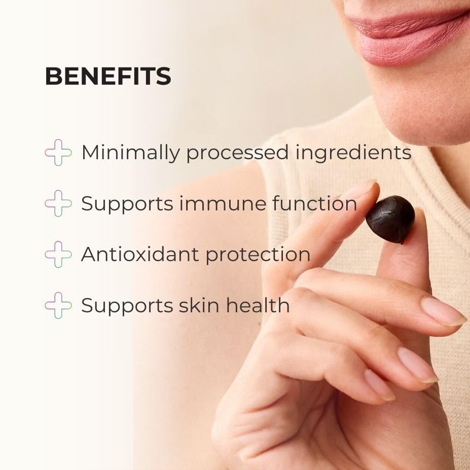 Close-up of Juice Plus+ Soft Chews texture showing soft, chewy consistency.