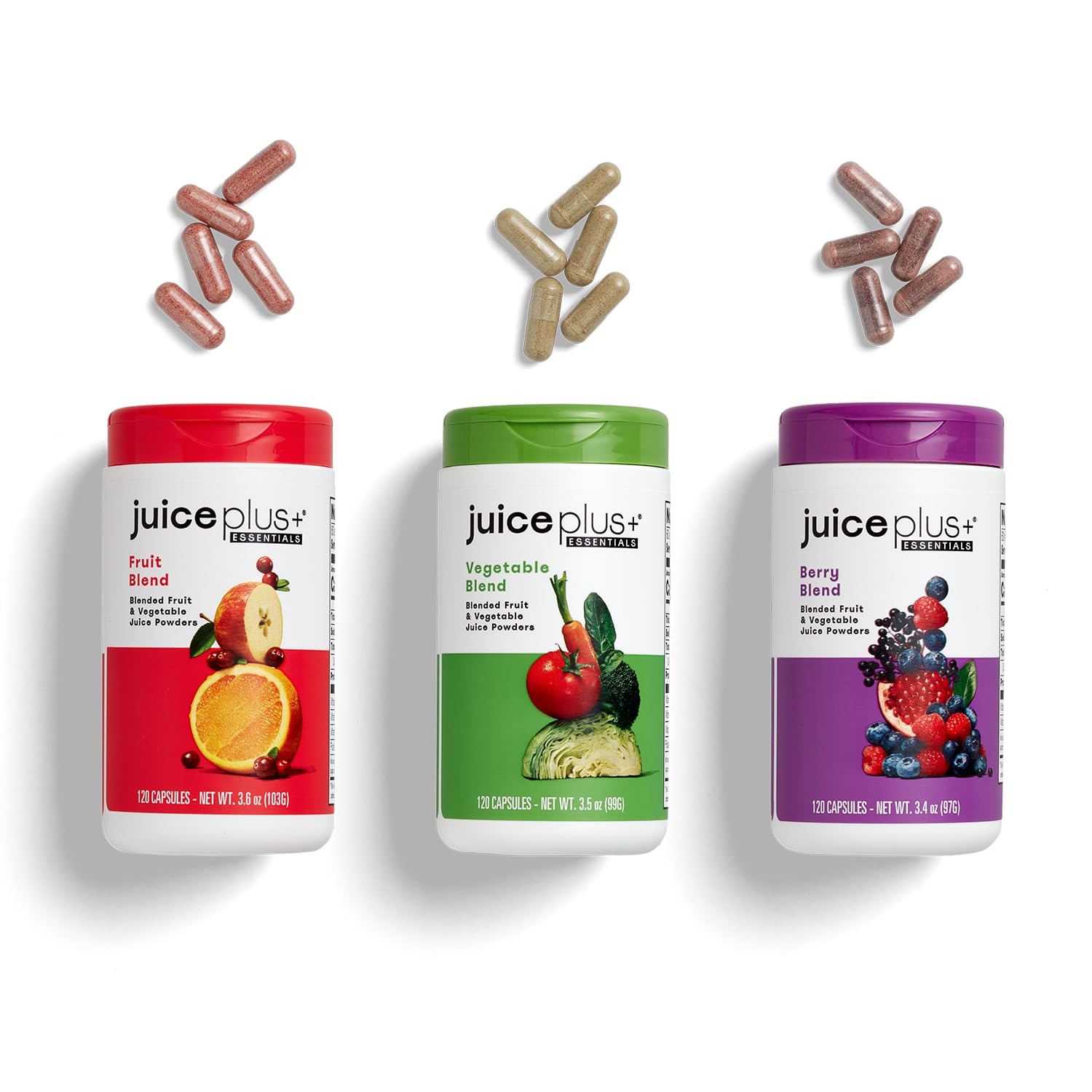 Juice Plus+ bottle pour illustrates easy daily nutrition for busy mornings