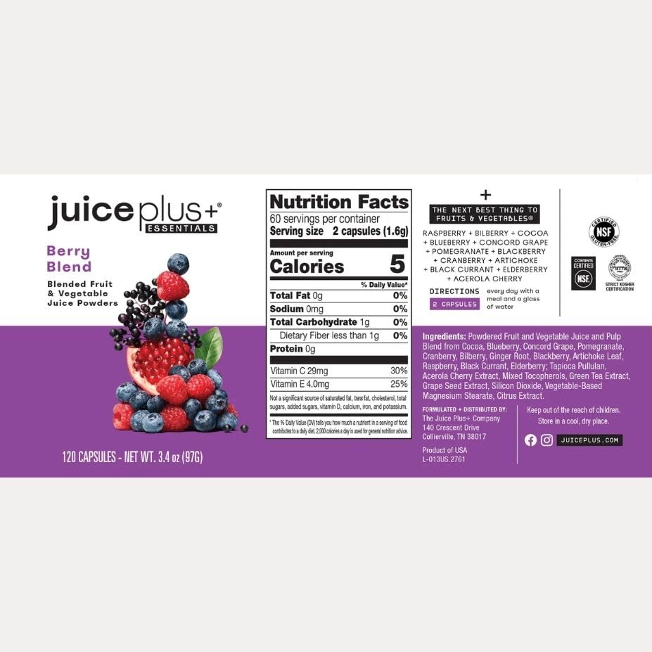 Juice Plus+ packaging with 3 bottles offers extended use and convenience