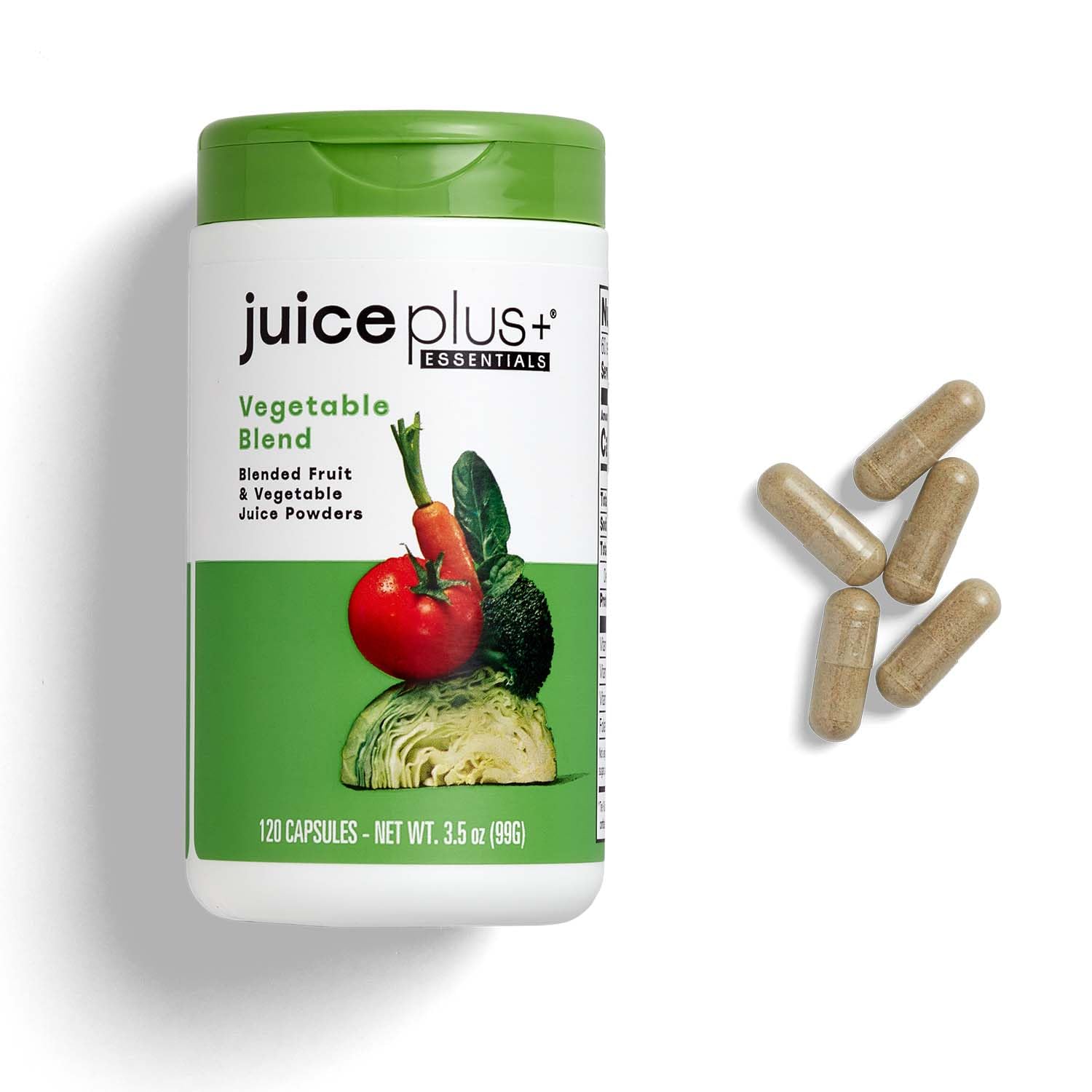Juice Plus+ Vegetable Blend broccoli close-up for daily plant-based nutrition
