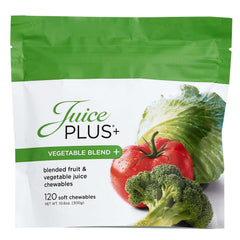 Juice Plus+ Vegetable Blend Soft Chews pack with 11 vegetables for daily nutrition
