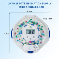 JULOS automatic medication organizer ready for load and use