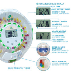 JULOS Ezi-Read LCD display makes dosing clarity easy.