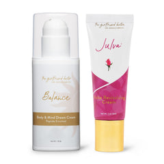 Julva intimate cream bottle close-up for gentle vulvar skin hydration