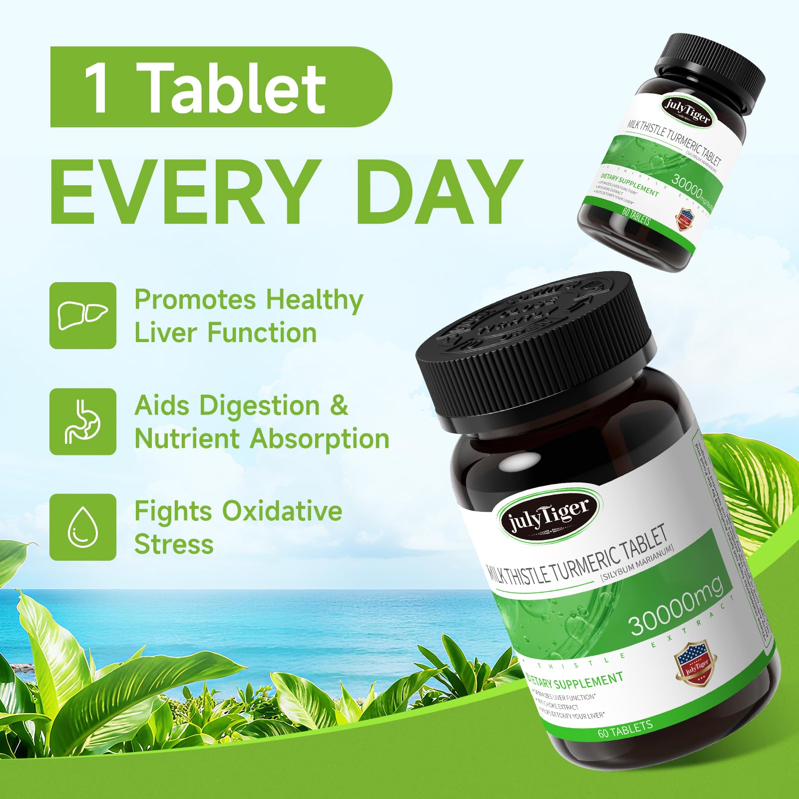 julytiegr artichoke extract plate representing natural detox ingredients