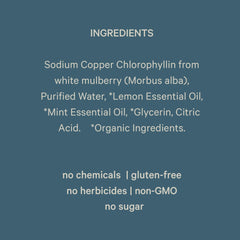Juna Chlorophyll Drops used in daily routine for a refreshing start