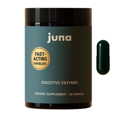 Juna Digestive Enzymes Probiotic bottle front view for digestion support