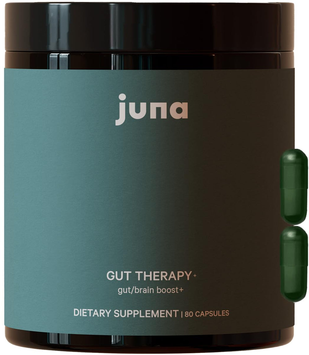 Juna Gut Therapy bottle view for daily gut-brain balance.