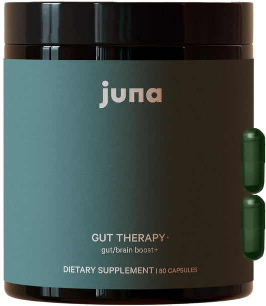 Juna Gut Therapy bottle view for daily gut-brain balance.