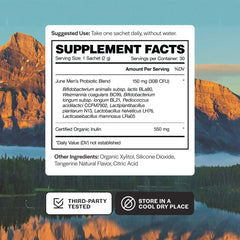 June Science Daily Hero organic inulin prebiotic nourishes gut bacteria naturally.