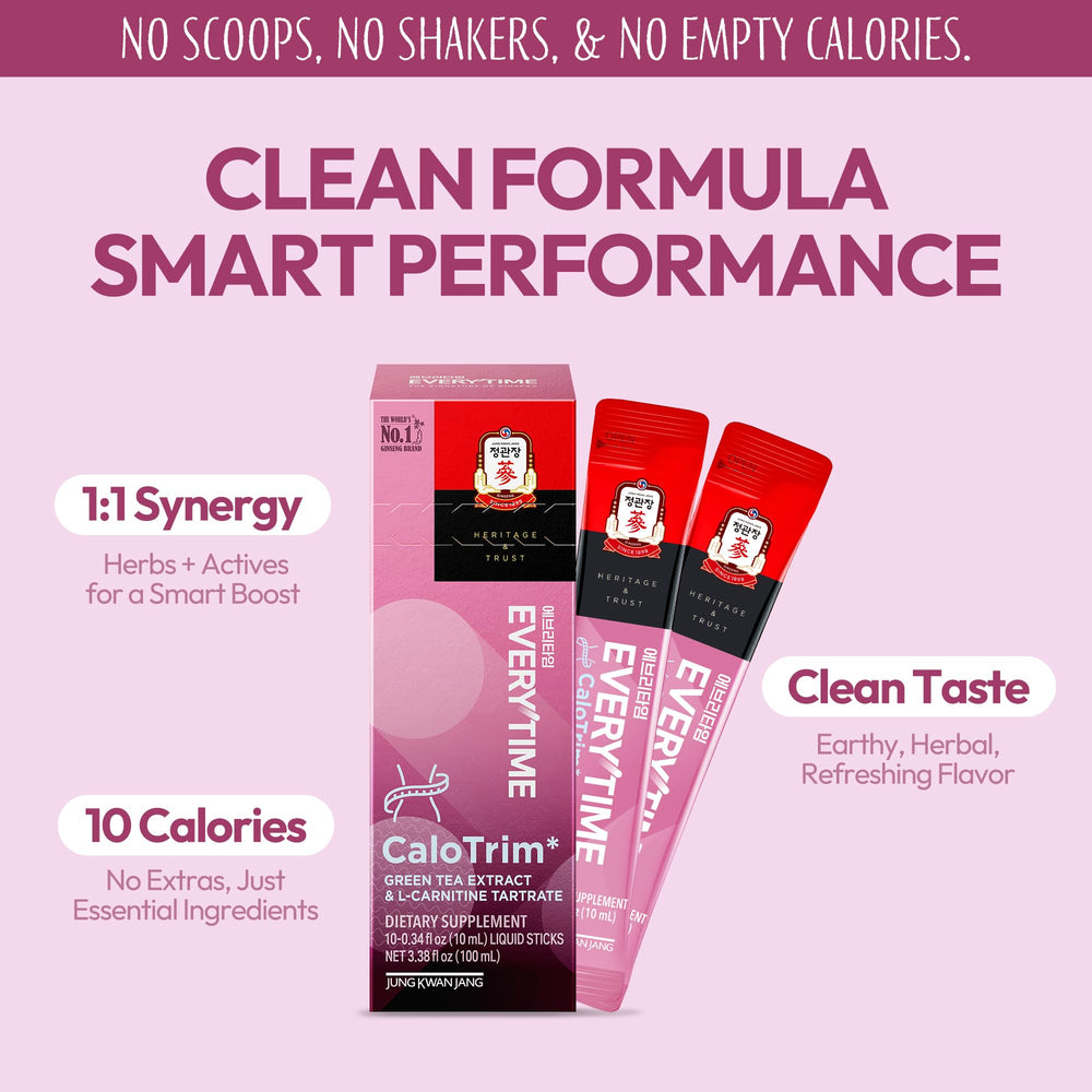 Jung Kwan Jang Everytime CaloTrim L-Carnitine Tartrate supports endurance during workouts