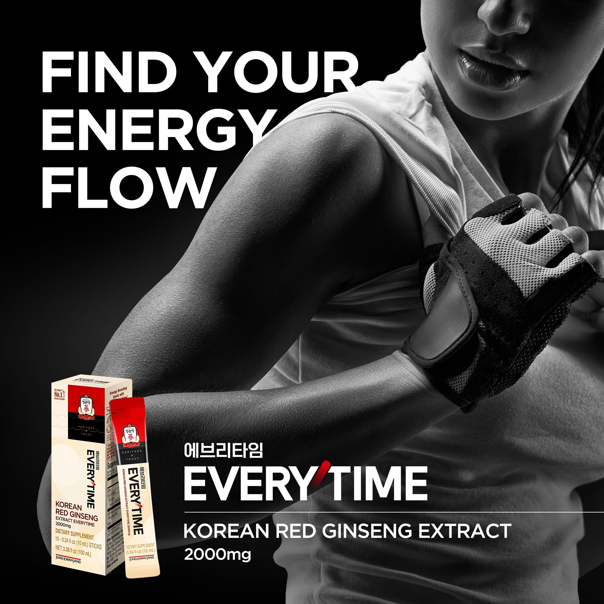 Jung Kwan Jang Everytime stick being opened for on-the-go use.