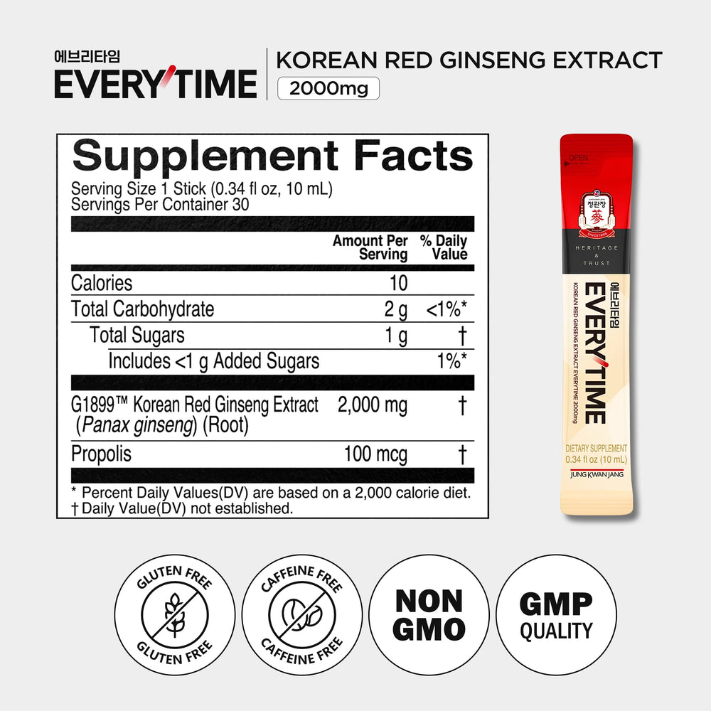 Vegan, caffeine-free mix ready for daily consumption.