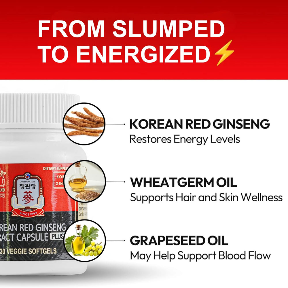 Jung Kwan Jang bottle with packaging highlights easy daily routine.