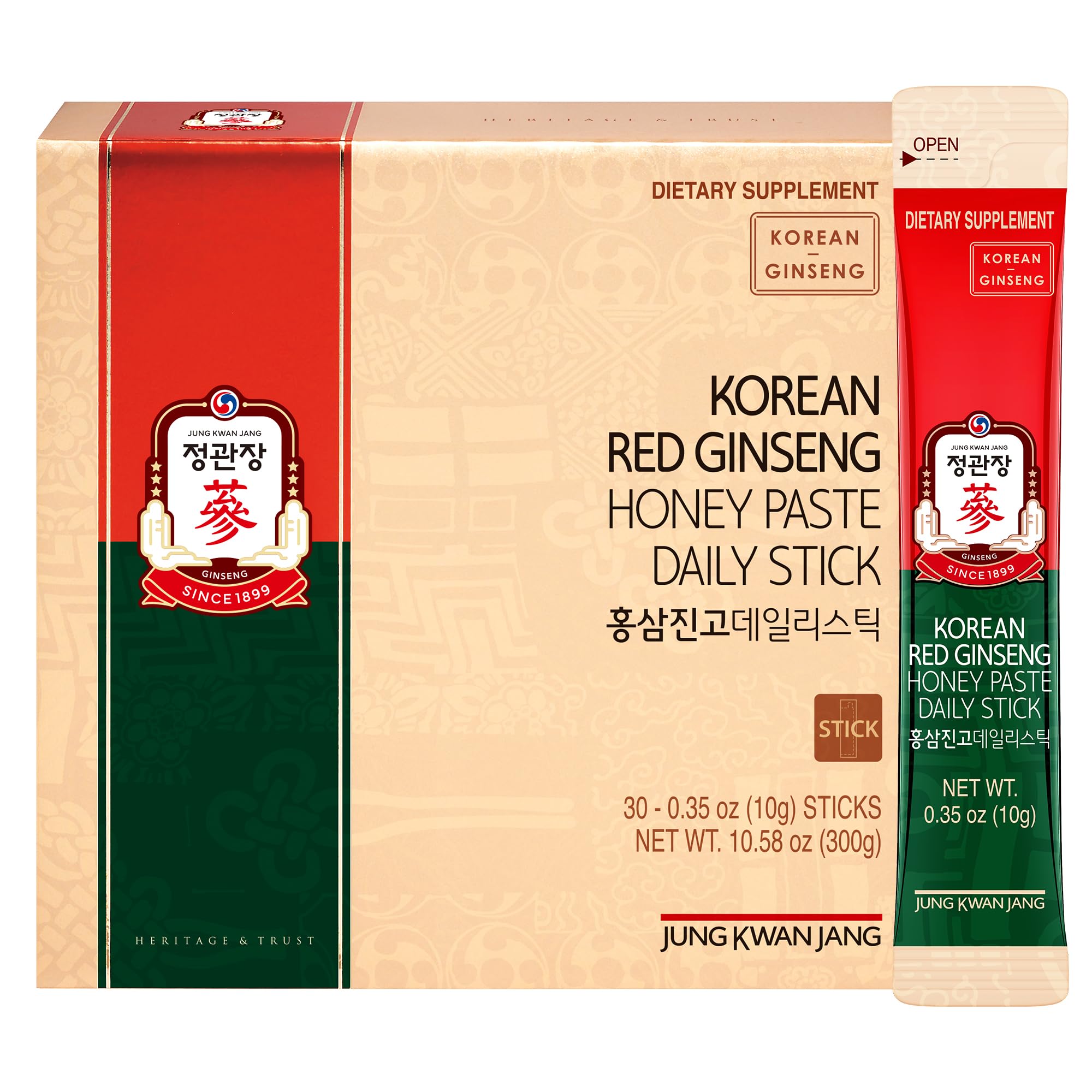 JUNG KWAN JANG daily stick package view for on-the-go energy