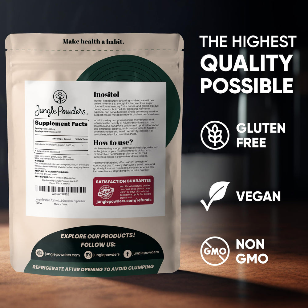 Daily use with Jungle Powders Inositol powder in a wellness routine