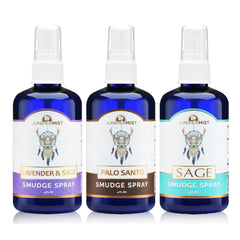 JuniperMist Smudge Spray Love bottle to invite calm and energy