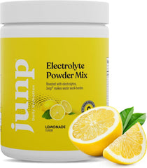 JUNP Electrolytes Lemonade powder tub for zero sugar hydration and everyday energy
