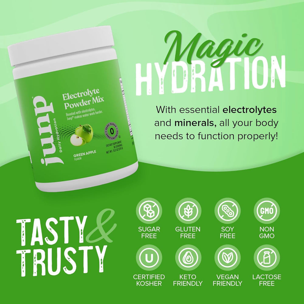 JUNP on-the-go use with travel bottle illustrates versatile hydration