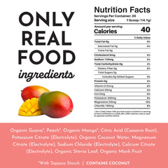 JUST INGREDIENTS Guava Mango sachet used during hot activity for electrolyte balance