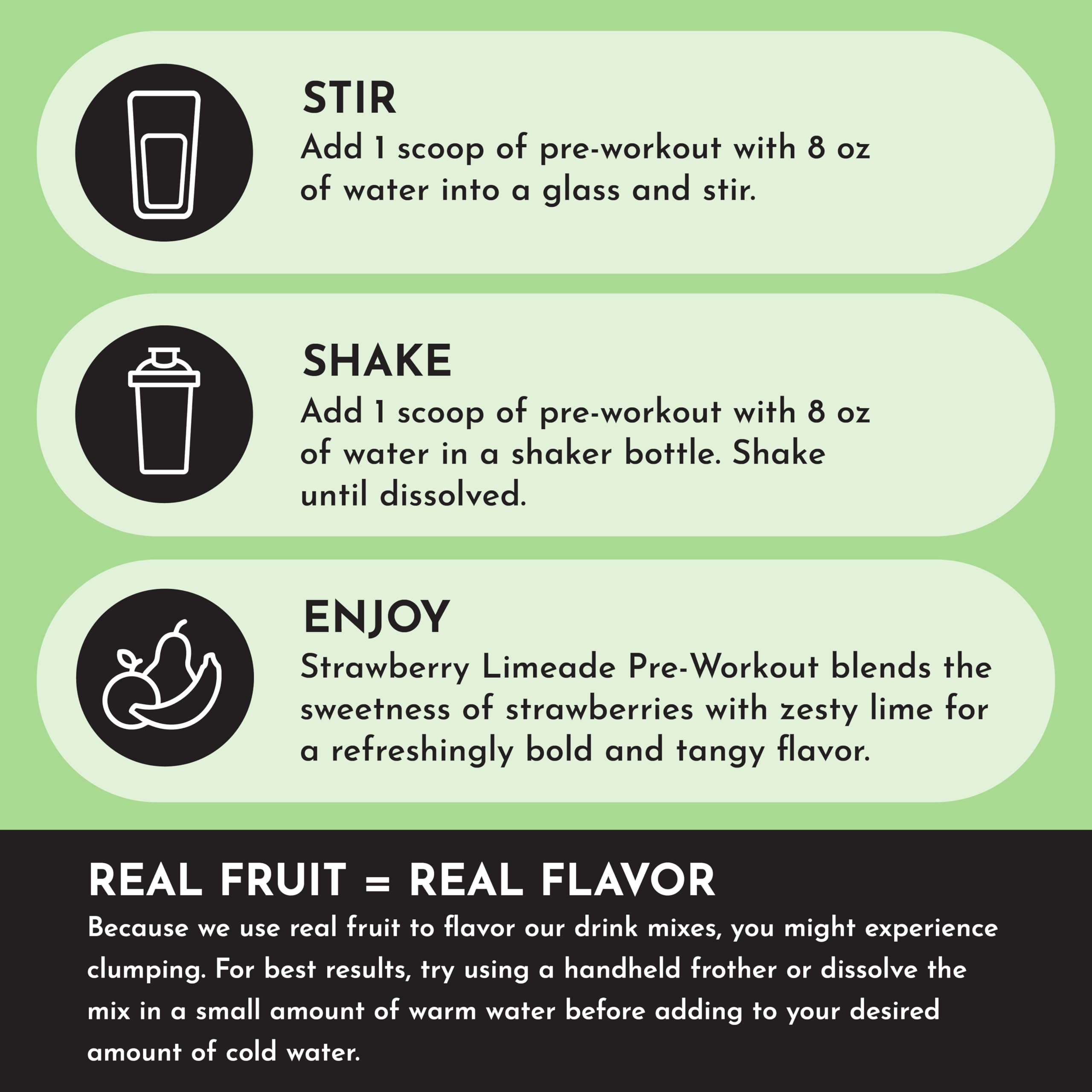 JUST INGREDIENTS clean label graphic underscores no added sugar or artificial ingredients.