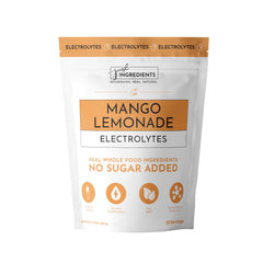 JUST INGREDIENTS Mango Lemonade electrolyte drink bottle ready for on-the-go hydration