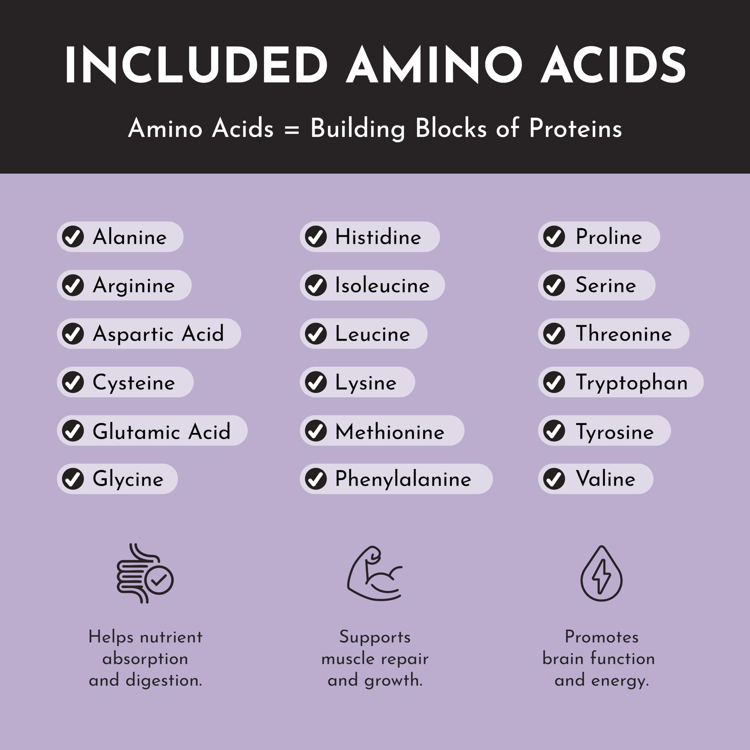 JUST INGREDIENTS Mountain Berry Protein Powder label close up communicates transparency