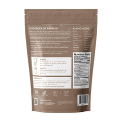 JUST INGREDIENTS soy-free, artificial-color-free protein option.