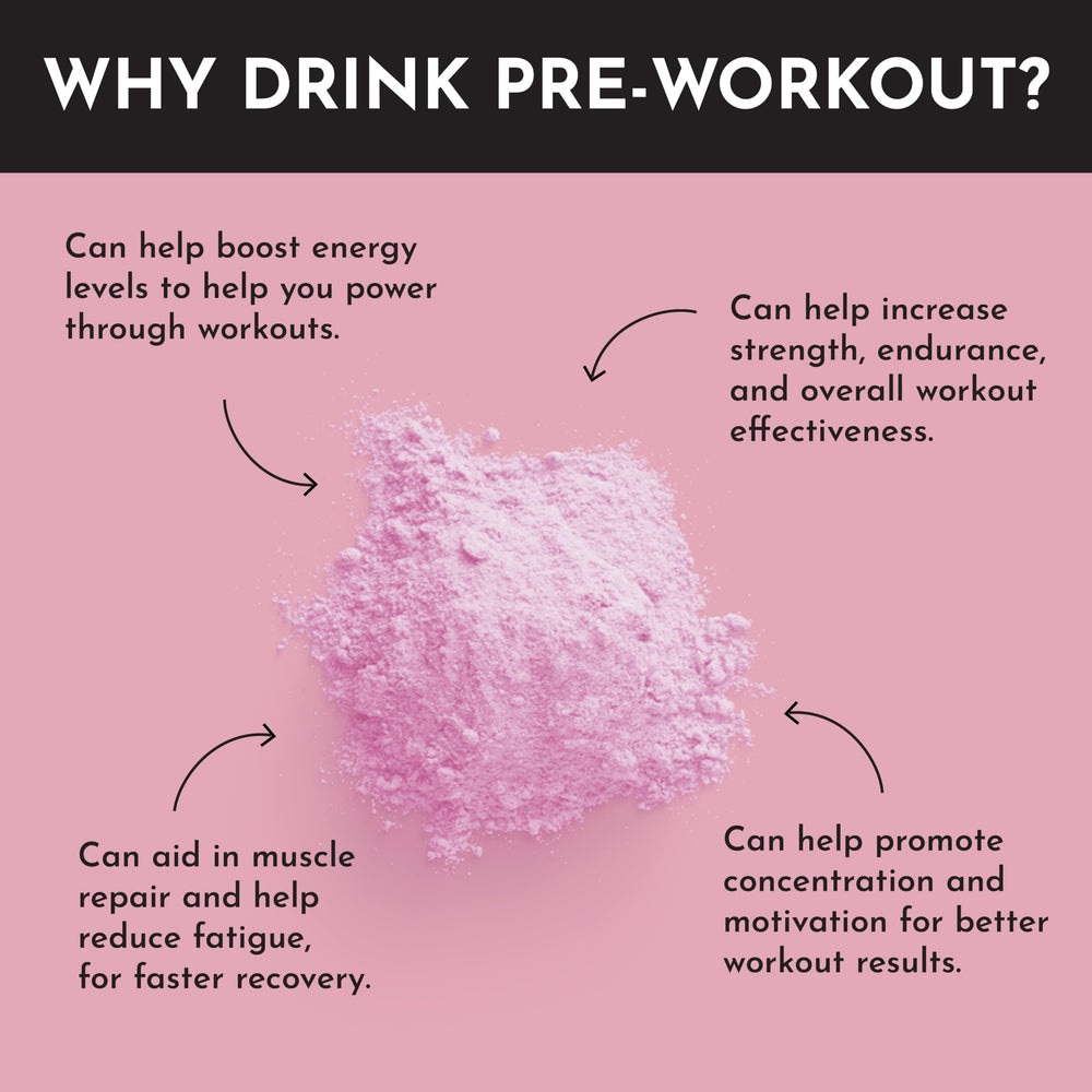 Just Ingredients Pre-Workout Raspberry Lemonade ingredients panel highlights clean label benefits.