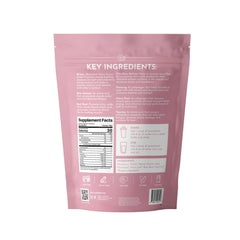 JUST INGREDIENTS pre-workout raspberry lemonade scoop demonstrates quick mix and endurance support