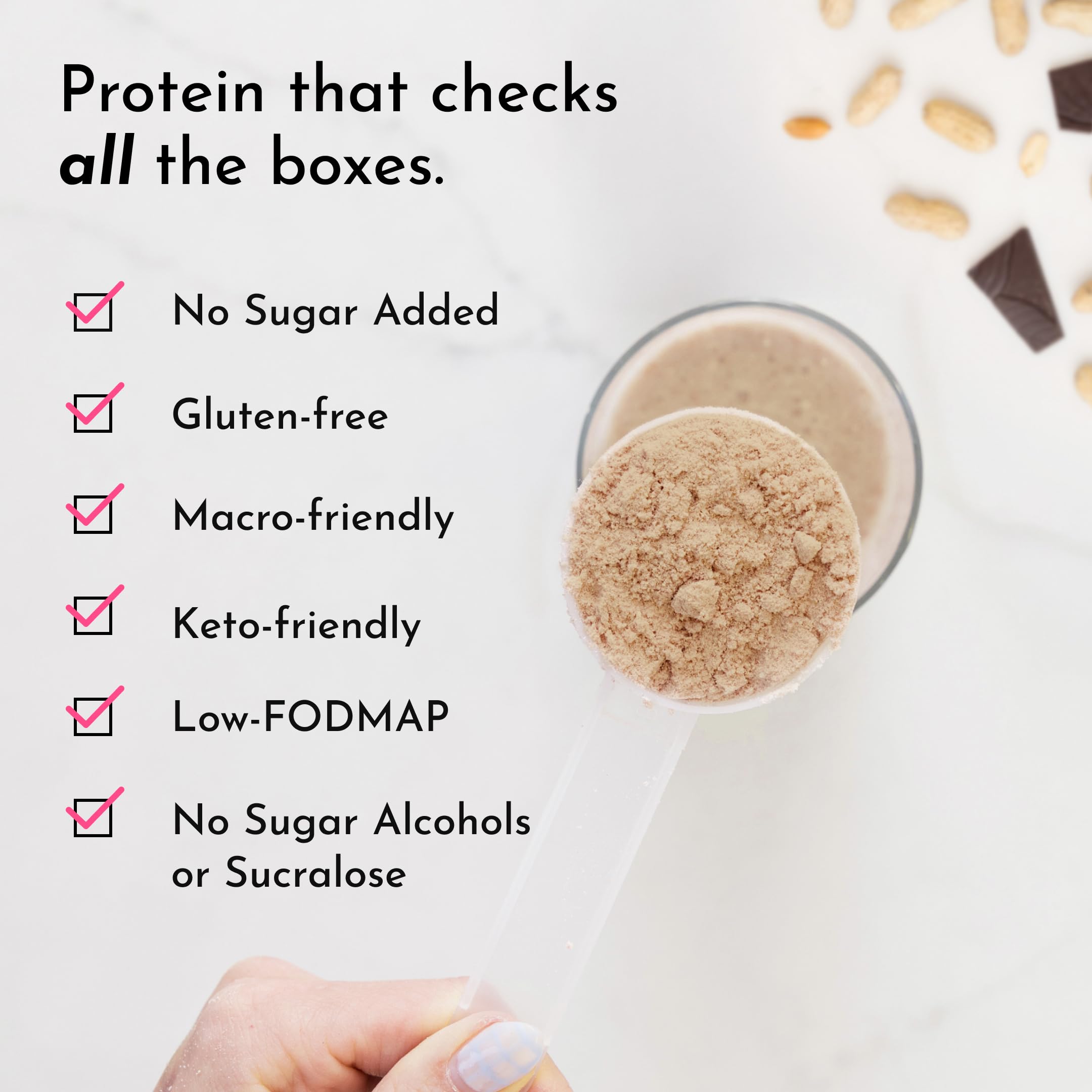 Just Ingredients powder in baking adds rich flavor and protein to recipes.