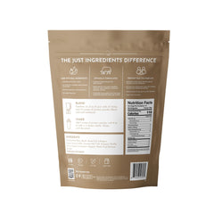 Just Ingredients Snickerdoodle flavor scoop close-up with real ingredients