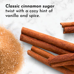 JUST INGREDIENTS Snickerdoodle Protein Powder liquid pour over oats for quick nutrition