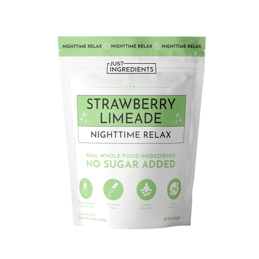 JUST INGREDIENTS Strawberry Limeade Nighttime Scoop for a relaxing evening routine