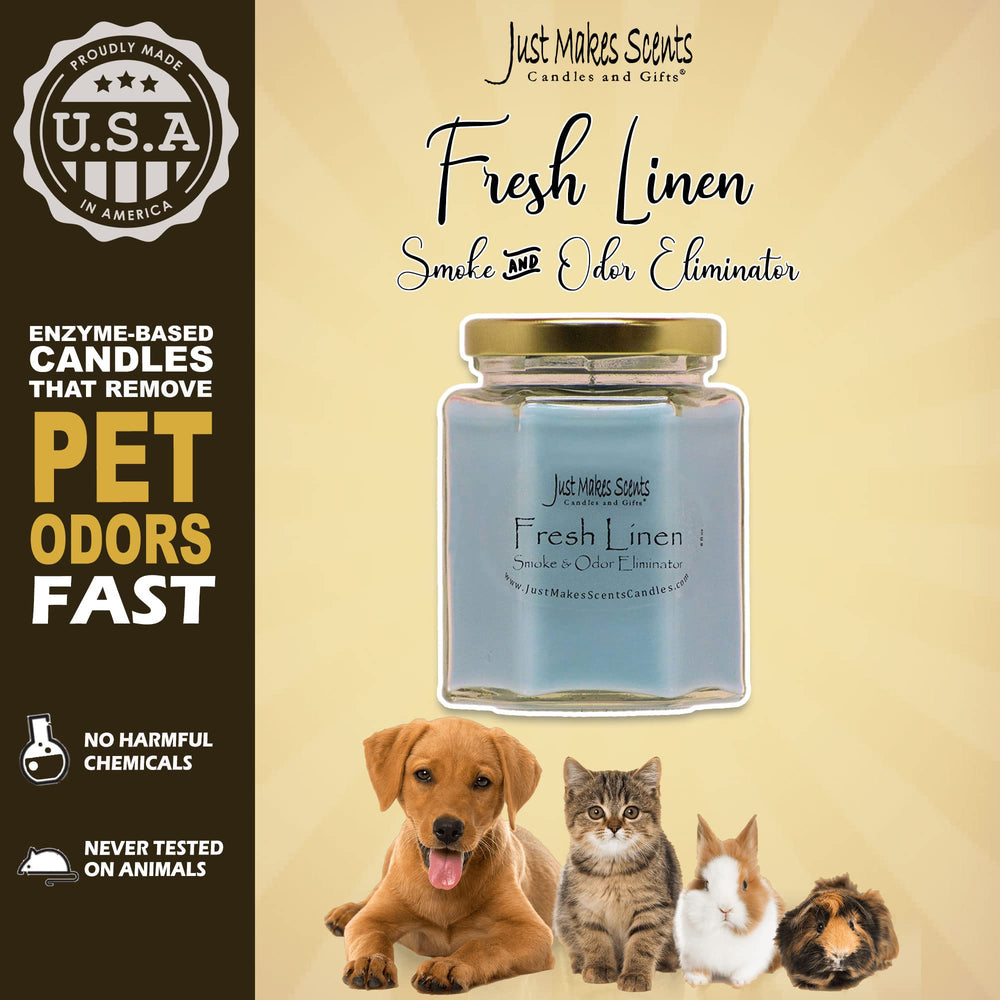 Just Makes Scents hand-poured candle from North Carolina home for cozy fragrance.