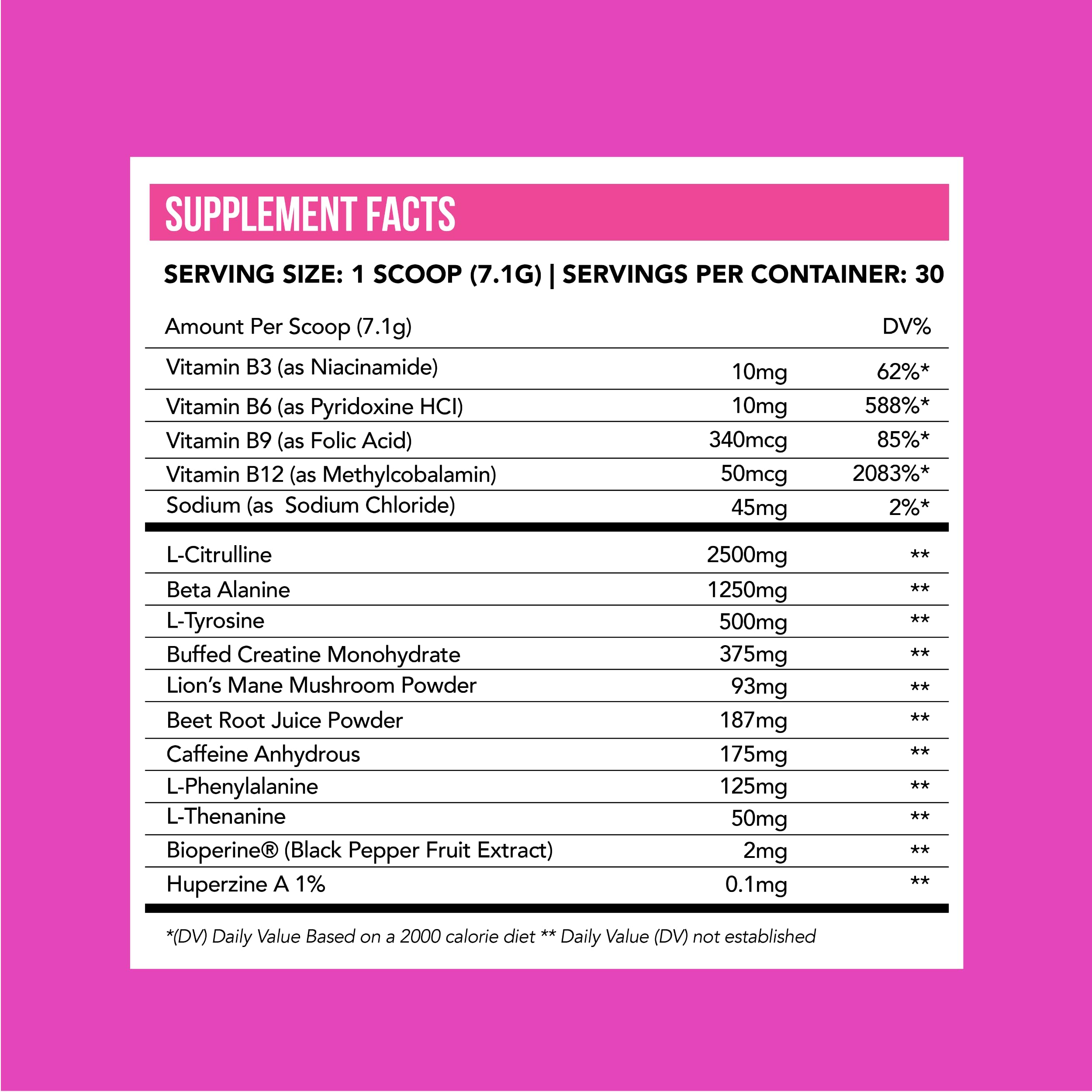 Just Move Fruit Punch Energy Rush scoop with bottle highlights convenient pre-workout serving