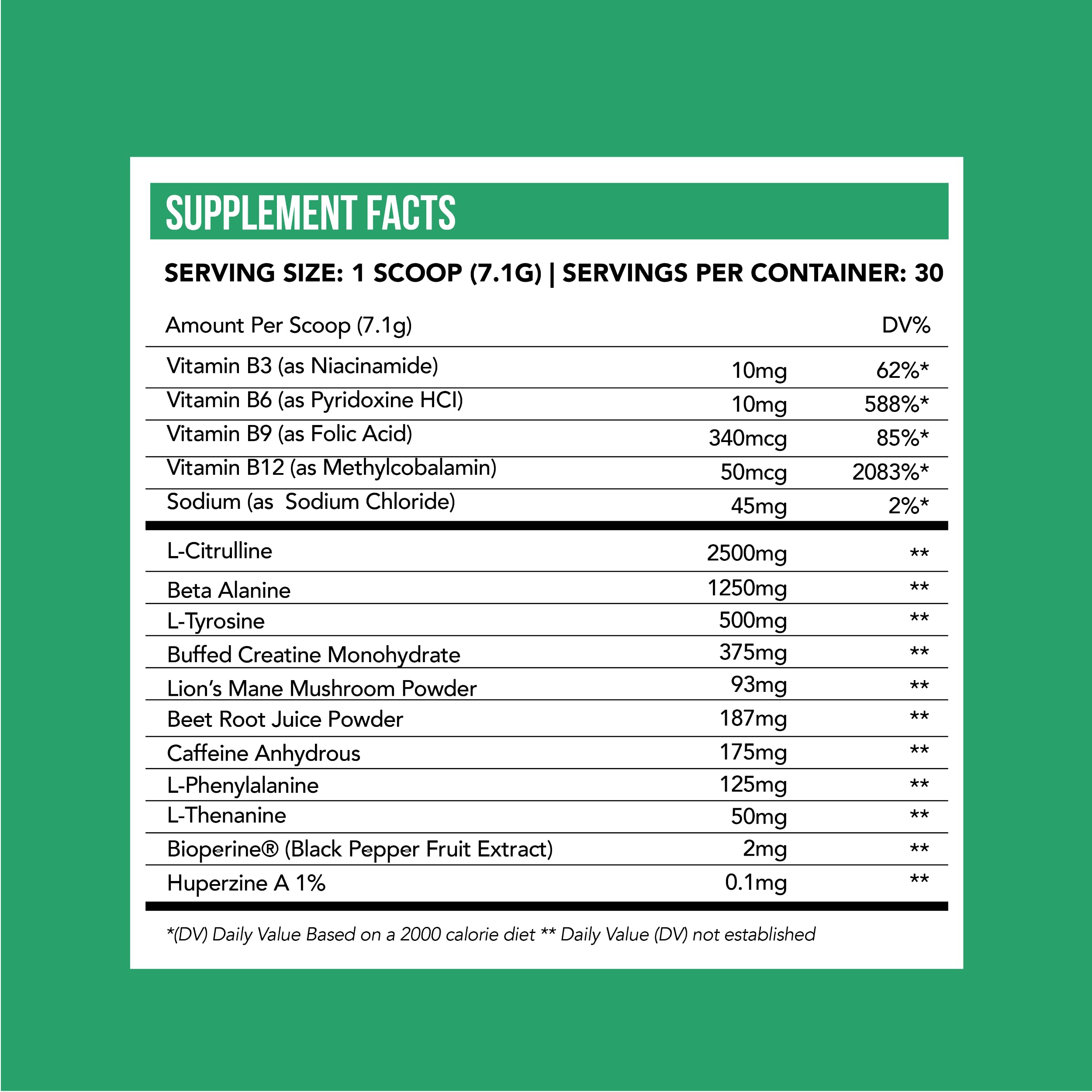 Just Move Sour Watermelon Energy Rush ingredient list includes citric acid and potassium