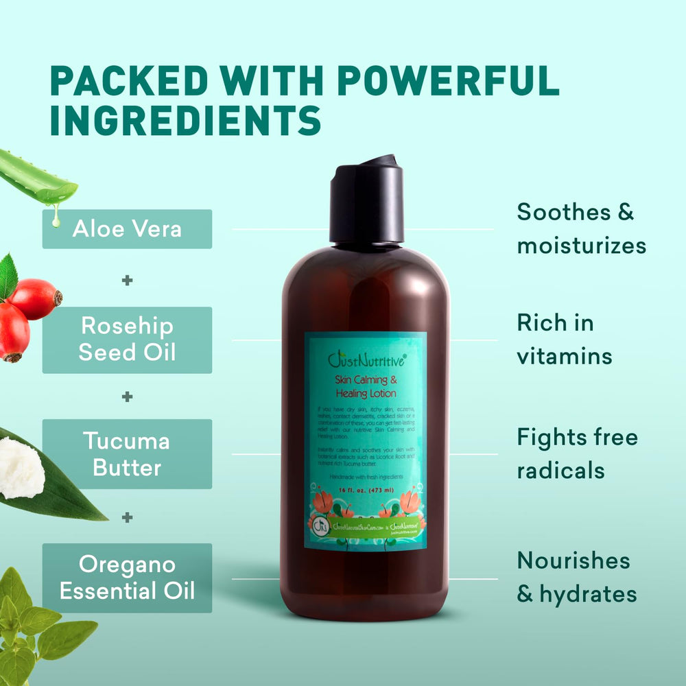 Just Nutritive cruelty-free badge reinforces ethical skincare values.
