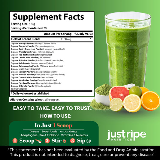Scoop with Field of Greens for a quick greens boost.