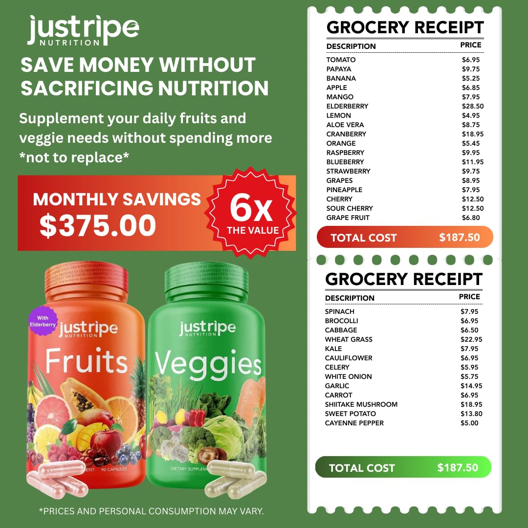 Just Ripe Nutrition label view communicates vegan, pure ingredients and whole-food blend