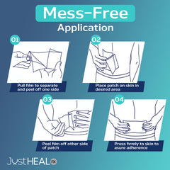 JustHeal RX patch cut-to-fit for small areas