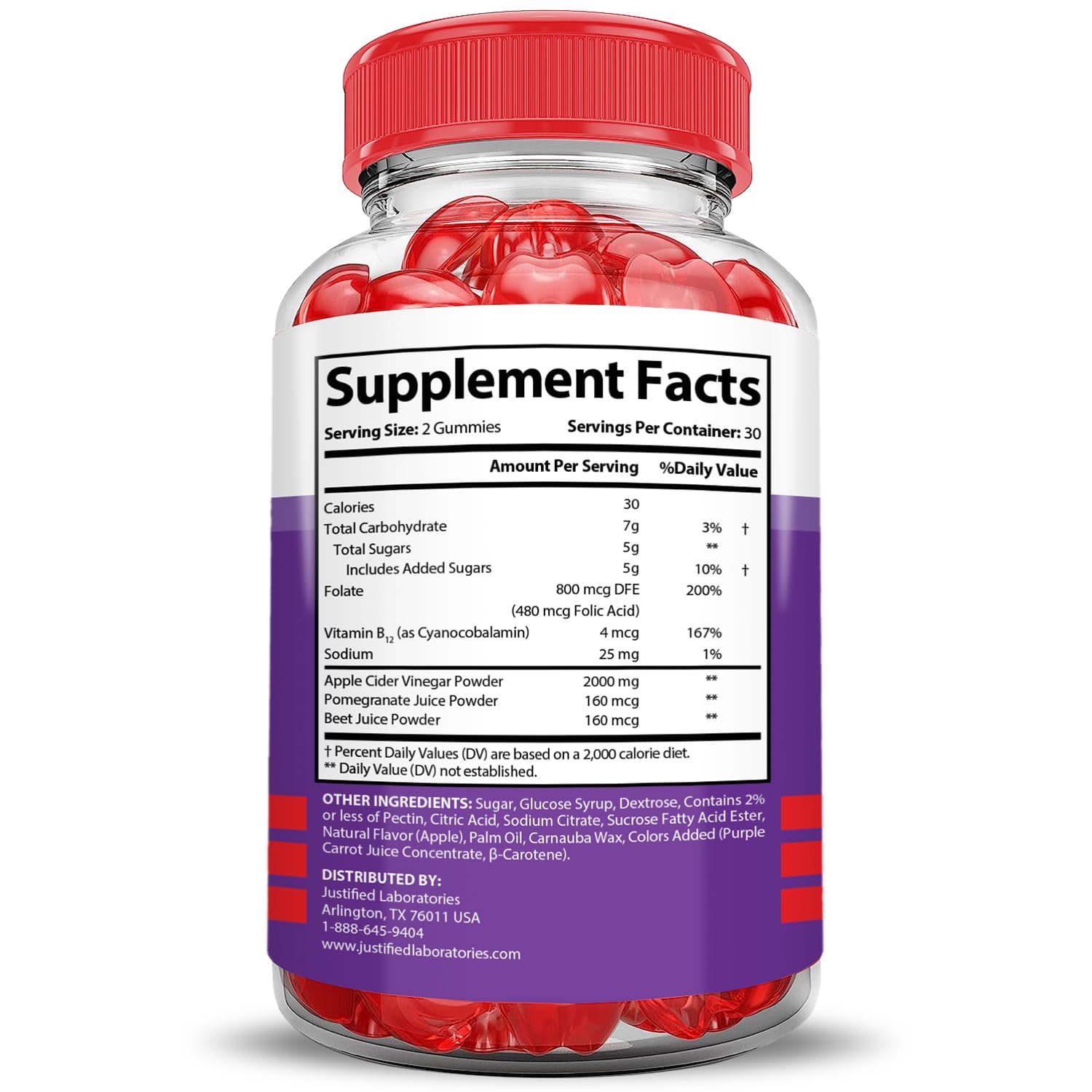 Justified Ketoglow Gummies B12 Folate—high energy support from fortified vegan formula.