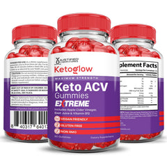 Justified Ketoglow Gummies label-gmp-tested—quality you can trust in every bottle.