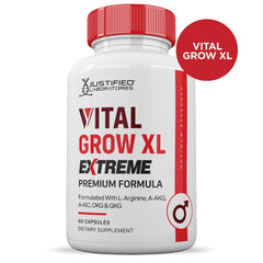 Daily routine use of Vital Grow XL Extreme shown with easy, quick intake.