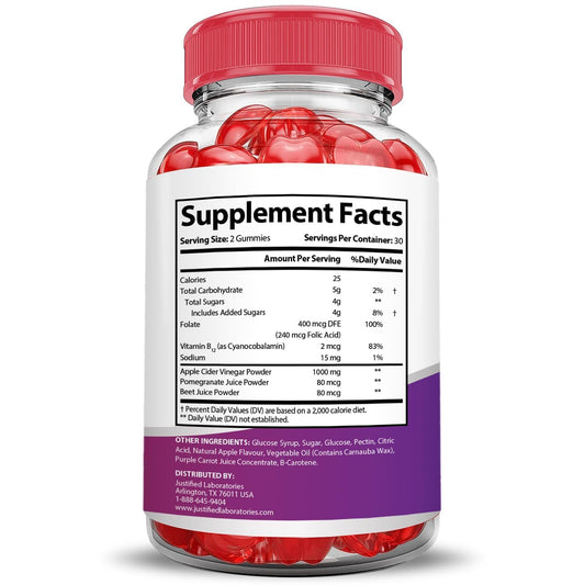 Justified Laboratories Keto Drops Gummies packaging ready for your daily routine