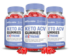 Justified Laboratories Microbio Keto ACV Gummies bottle front for daily wellness.