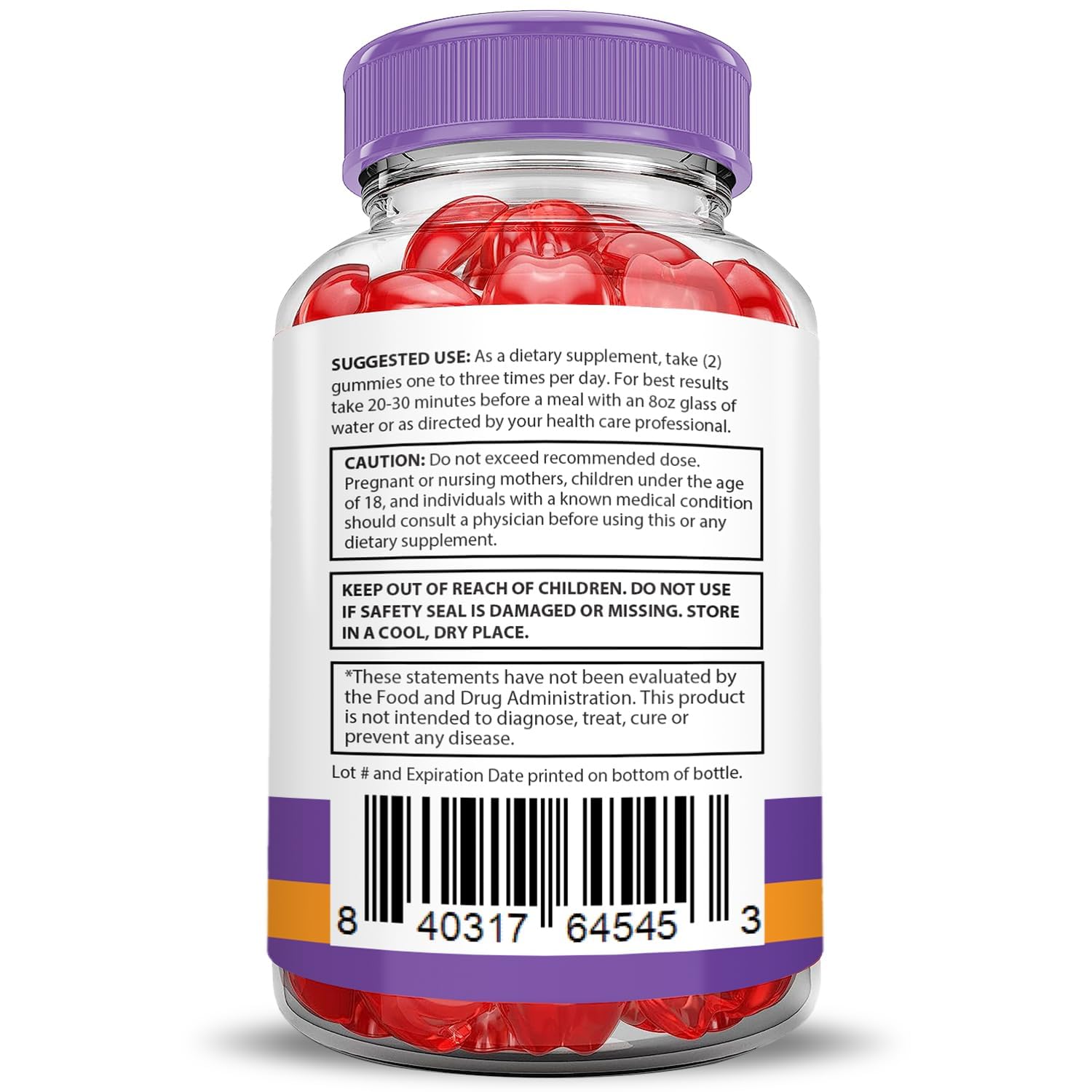 Justified Laboratories gummy blend features pomegranate and beet juice powder.