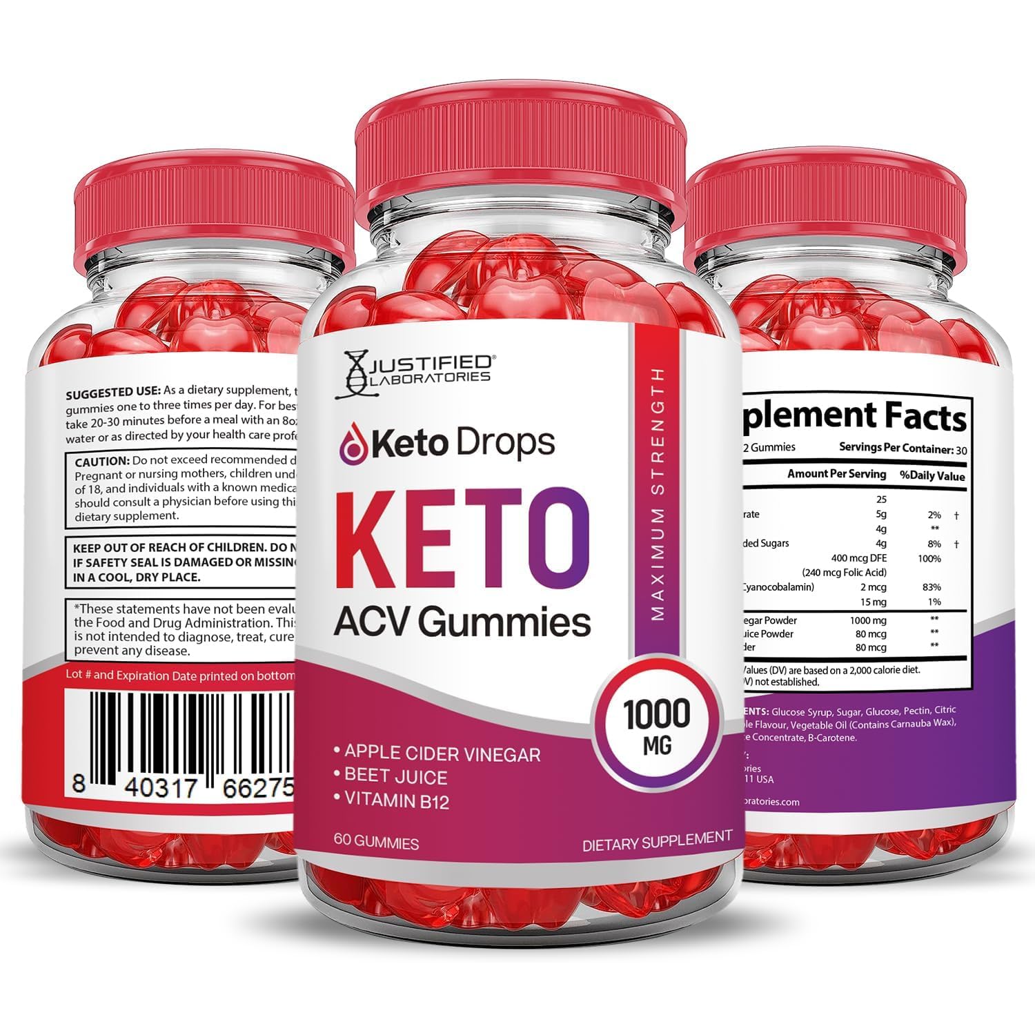 Justified Laboratories Vegan Non-GMO Plant-Based Formula image conveys clean, third-party tested quality