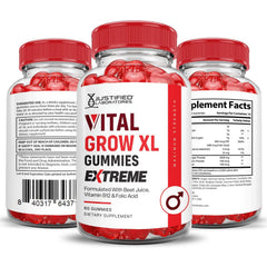 Justified Laboratories Vital Grow XL Extreme quick chew use case