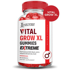 Justified Laboratories Vital Grow XL Extreme package on shelf indicates easy access anywhere.